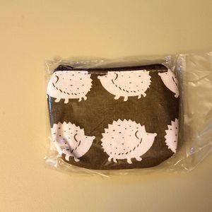 NWOT HedgeHog Square Coin Purse